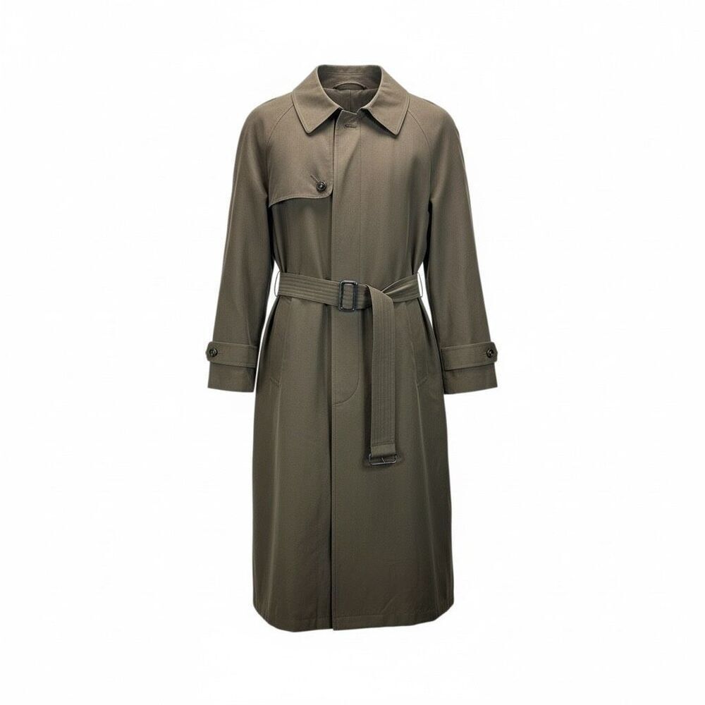 Michael Kors Men’s Brown Microfiber Trench Coat Removable Warmer Liner 38S